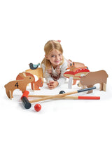 Tender Leaf Toys TL8622 Jeu de croquet d'intérieur Woodland - Woodland Indoor Croquet Set - Tender Leaf Toys vendu par Veille sur toi