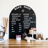 The Type Set Co. AMWD-LG-IB Tableau magnétique autocollant - Noir - The Type Set Co. vendu par Veille sur toi