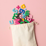 The Type Set Co. SL2SS130MRA 130 lettres et chiffres magnétiques de 2" - Aventure arc-en-ciel - The Type Set Co. vendu par Veille sur toi