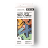 The Type Set Co. SL2SS36MRD Ensemble de 36 lettres et chiffres magnétiques - Majuscules Rêve Arc-en-ciel - The Type Set Co. vendu par Veille sur toi