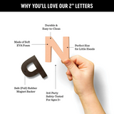 The Type Set Co. SL2SS36MRD Ensemble de 36 lettres et chiffres magnétiques - Majuscules Rêve Arc-en-ciel - The Type Set Co. vendu par Veille sur toi