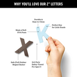 The Type Set Co. SL2SS36MRM Ensemble de 36 lettres et chiffres magnétiques - Majuscules Arc-en-ciel mode - The Type Set Co. vendu par Veille sur toi