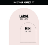 The Type Set Co. Tableau magnétique autocollant - Blush - The Type Set Co. vendu par Veille sur toi