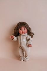 Tiny Harlow TH-CLOT-BEONE-L Pyjama à pattes taupe - Tiny Harlow vendu par Veille sur toi