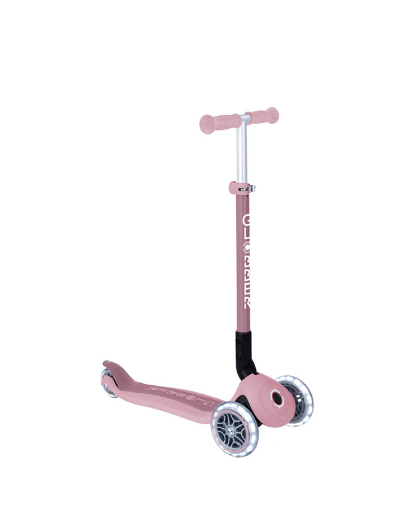 Trottinette pliable à 3 roues lumineuses - Primo 3 à 7 ans - Berry - Globber