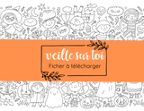 Veille sur toi ⚜ Coloriage d'Halloween "les jolis costumes" GRATUIT à télécharger! vendu par Veille sur toi
