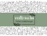 Veille sur toi ⚜ Coloriage de Noël "Ho! Ho! Ho!" GRATUIT à télécharger! vendu par Veille sur toi