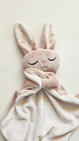 Veille sur toi ⚜ DD-001-03 Doudou Lapin - Marcel endormi avoine - Veille sur toi vendu par Veille sur toi