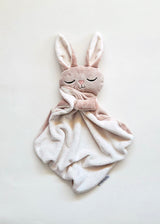 Veille sur toi ⚜ DD-001-03 Doudou Lapin - Marcel endormi avoine - Veille sur toi vendu par Veille sur toi