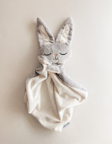 Veille sur toi ⚜ DD-001-05 Doudou Lapin - Marcel endormi gris - Veille sur toi vendu par Veille sur toi