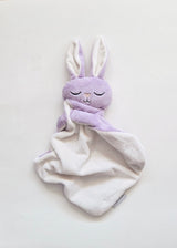 Veille sur toi ⚜ DD-001-06 Doudou Lapine - Marguerite endormie lilas - Veille sur toi vendu par Veille sur toi