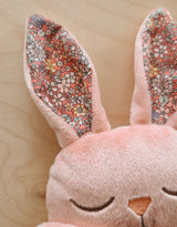 Veille sur toi ⚜ DD-001-09 Doudou Lapine - Marguerite endormie - Rose fleuri - Veille sur toi vendu par Veille sur toi