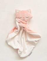 Veille sur toi ⚜ DD-028-00 Doudou Chat - Charlotte endormie rose - Veille sur toi vendu par Veille sur toi