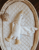 Veille sur toi ⚜ DD-030-00 Doudou Oie - Odile crème - Veille sur toi vendu par Veille sur toi