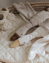 Veille sur toi ⚜ DD-030-00 Doudou Oie - Odile crème - Veille sur toi vendu par Veille sur toi