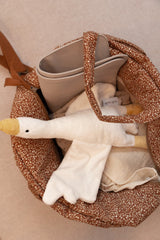 Veille sur toi ⚜ DD-030-00 Doudou Oie - Odile crème - Veille sur toi vendu par Veille sur toi