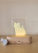 Veille sur toi ⚜ Lampe de table - Chat Sammy - Veille sur toi vendu par Veille sur toi