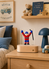 Veille sur toi ⚜ Lampe de table - Joueur de hockey - Veille sur toi vendu par Veille sur toi