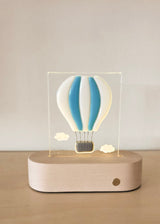 Veille sur toi ⚜ Lampe de table - Montgolfière bleue - Veille sur toi vendu par Veille sur toi