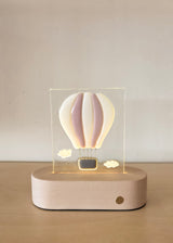 Veille sur toi ⚜ Lampe de table - Montgolfière rose - Veille sur toi vendu par Veille sur toi