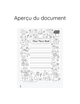 Veille sur toi ⚜ Lettre au Père Noël GRATUITE à télécharger! vendu par Veille sur toi