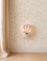 Veille sur toi ⚜ VL-057-01 Veilleuse - Balade en montgolfière - Rose antique - Veille sur toi vendu par Veille sur toi