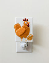 Veille sur toi ⚜ VL-072-00 Veilleuse - Poule - Cocotte et coco - Veille sur toi vendu par Veille sur toi