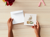Veille sur toi ⚜ VST-CARTE-013 Carte de souhaits - Petit lapin - Veille sur toi vendu par Veille sur toi