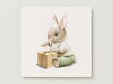 Veille sur toi ⚜ VST-CARTE-013 Carte de souhaits - Petit lapin - Veille sur toi vendu par Veille sur toi