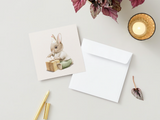Veille sur toi ⚜ VST-CARTE-013 Carte de souhaits - Petit lapin - Veille sur toi vendu par Veille sur toi
