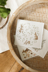 Veille sur toi ⚜ VST-CARTE-028 Carte de souhaits - 3 petits lapins - Veille sur toi vendu par Veille sur toi