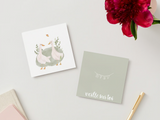 Veille sur toi ⚜ VST-CARTE-029 Carte de souhaits - Duo d'oies - Veille sur toi vendu par Veille sur toi