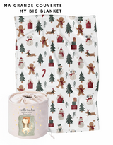 Veille sur toi ⚜ VST-GCV-FESTIF Ma grande couverte - Ti-biscuit festif - Veille sur toi vendu par Veille sur toi