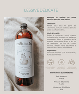 Veille sur toi ⚜ VST-LESSIVE Gamme nettoyante - Lessive délicate - 1L - Veille sur toi & Planette vendu par Veille sur toi