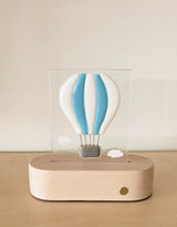 Veille sur toi ⚜ VST-LTC-010 Lampe de table complète - Montgolfière bleue - Veille sur toi vendu par Veille sur toi