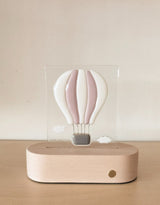Veille sur toi ⚜ VST-LTC-011 Lampe de table complète - Montgolfière rose - Veille sur toi vendu par Veille sur toi