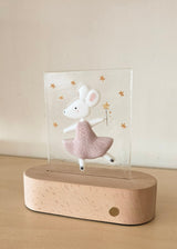 Veille sur toi ⚜ VST-LTC-014 Lampe de table complète - Anna la souris ballerine - Veille sur toi vendu par Veille sur toi