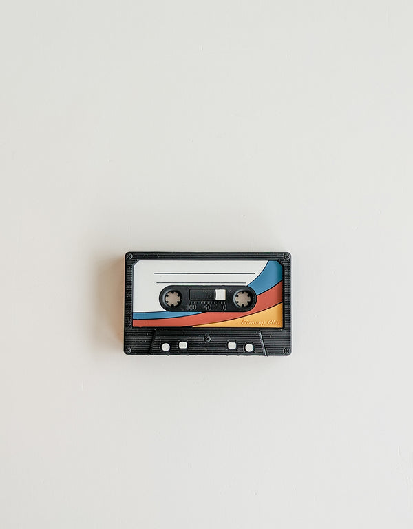 Jouet de dentition - Cassette vintage - NOIR - Gummy Chic
