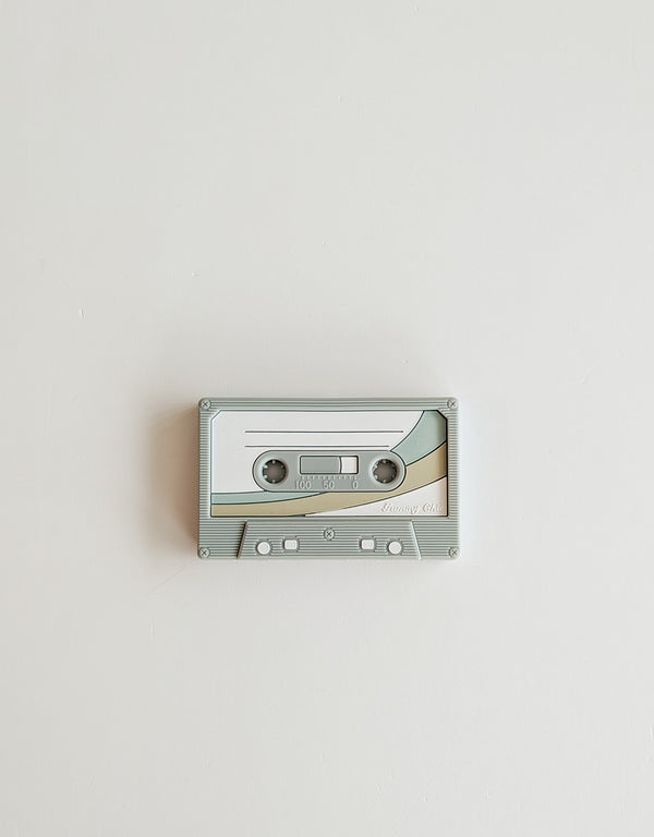 Jouet de dentition - Cassette vintage - SAUGE - Gummy Chic