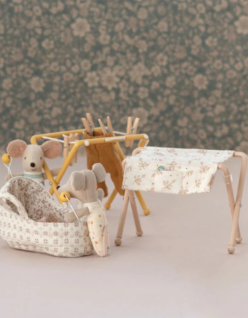 Table à langer pour bébé souris - Rose - Maileg