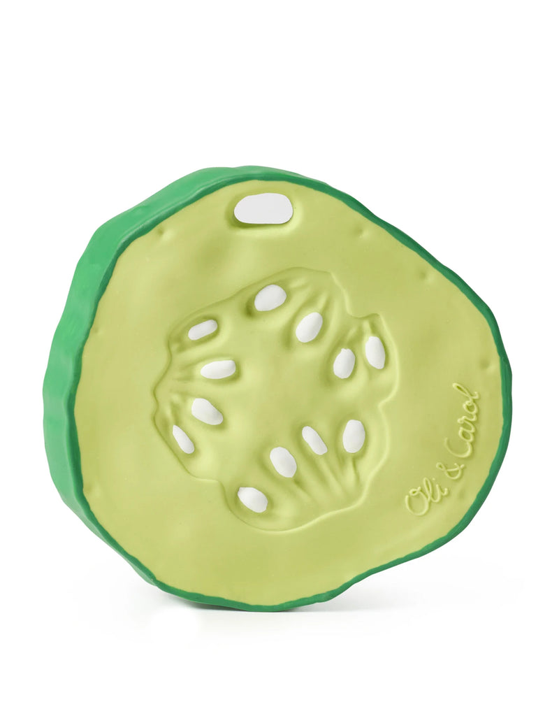 Natural rubber teether - Clementino the Orange