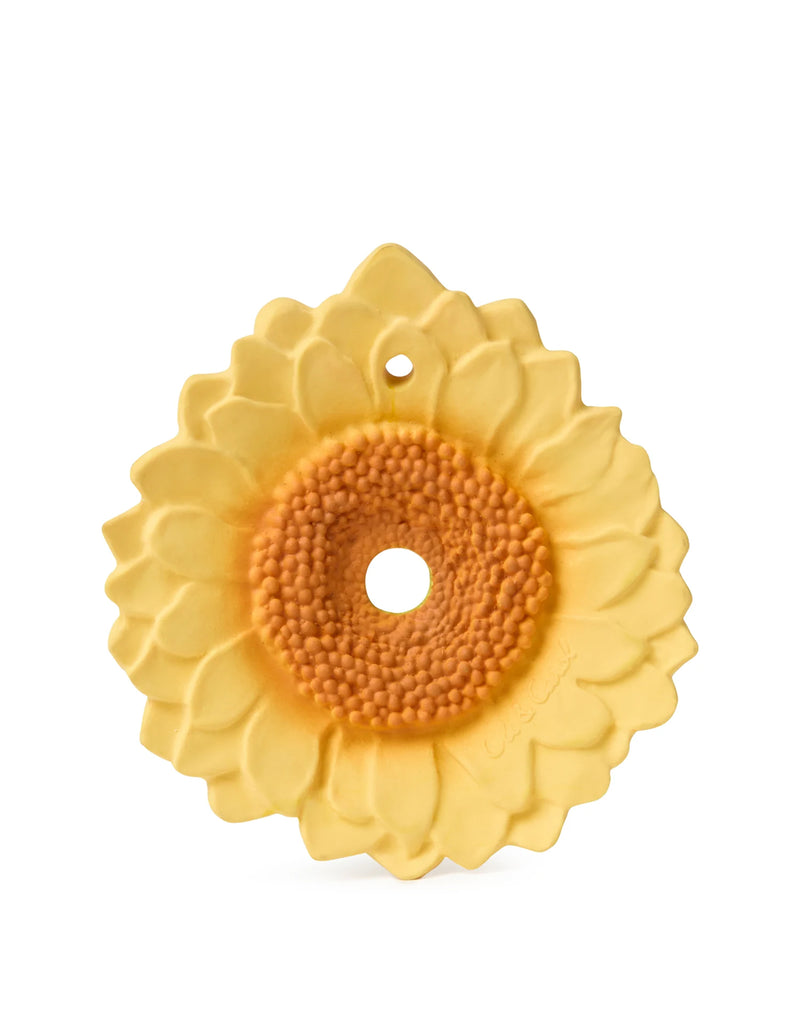 Natural rubber teether - Clementino the Orange