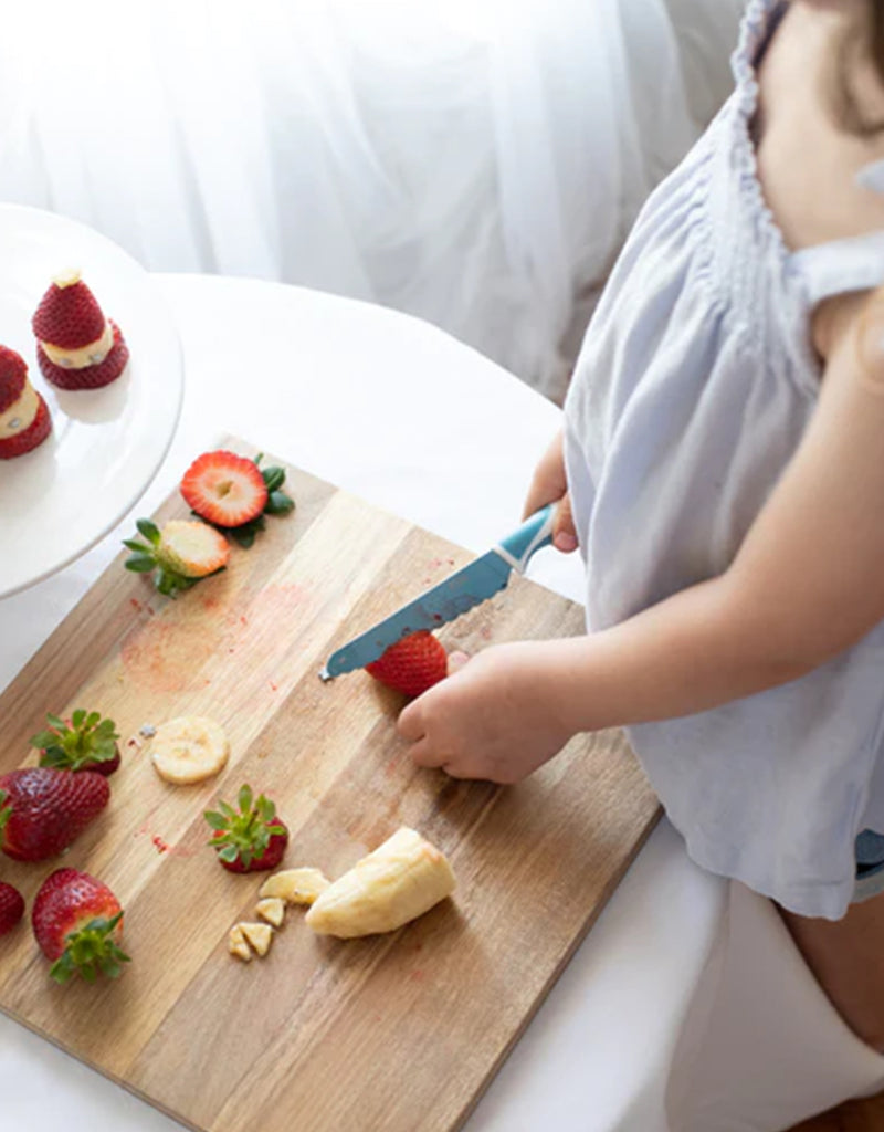SCLLNDA 9 pièces Couteaux de Cuisine pour Enfants Couteau Enfant qui ne  Coupe pas Ustensile Cuisine Enfant avec Couteau eois, Ép23