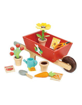 Brouette avec ensemble de jardin en bois - Tender Leaf Toys