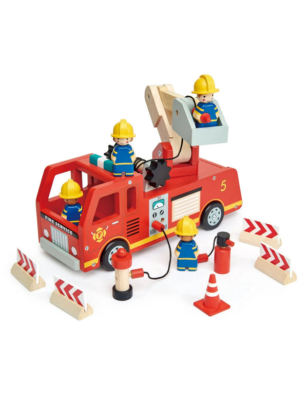 Camion de pompier - Tender Leaf Toys