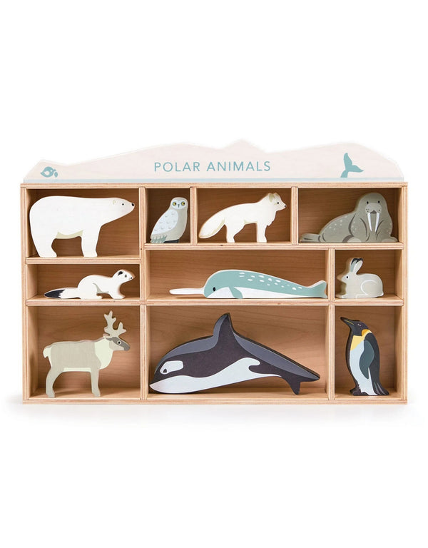Figurine et présentoir - Collection Polaire - Tender Leaf Toys
