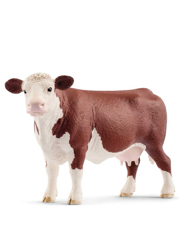 Animal - Vache Hereford - Schleich marque  Schleich vendu par Veille sur toi