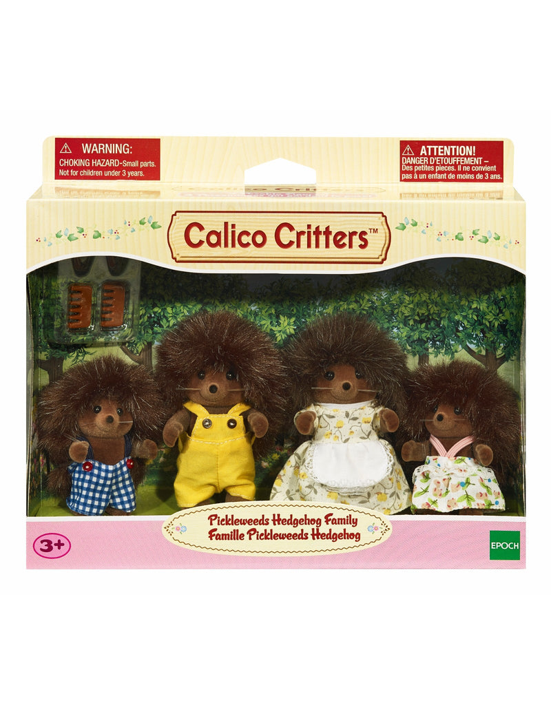 Calico Critters CF1428 Famille Hérisson Pickleweeds - Calico Critters vendu par Veille sur toi