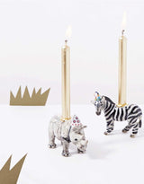 Camp Hollow caketopper-rhino Porte-bougie en porcelaine - Cake Topper - Rhinocéros - Camp Hollow vendu par Veille sur toi