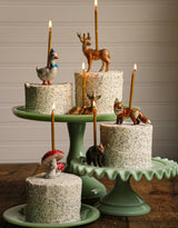 Camp Hollow SURCT0027 Porte-bougie en porcelaine - Cake Topper - Oie bleue - Camp Hollow vendu par Veille sur toi